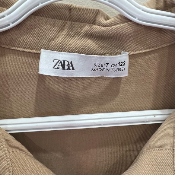 Zara Kids Khaki Shirtdress - Picture 9 of 9